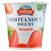 Zvolenský smotanový jogurt jahoda 145 g 