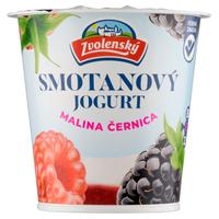 Zvolenský smotanový jogurt malina/černica 145 g