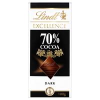Lindt Excellence horká čokoláda 70 %