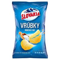 Chipsy Slovakia Vrúbky s morskou soľou 130 g
