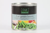 Zelené fazuľové struky krájané COOP 425 ml
