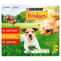 Friskies Dog hov/kura/jah v šťave 24 x 100 g