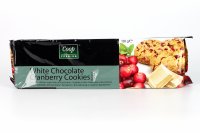 Cookies s bielou čokoládou a brusnicami COOP 150 g