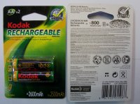 Batéria nabíjacia Kodak 2600 HR06 2 ks