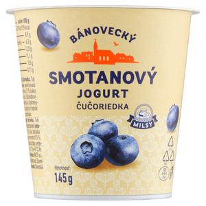 Bánovecký smotanový jogurt čučoriedka 145 g