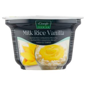 Mliečna ryža COOP 200 g (vanilková, čokoládová)