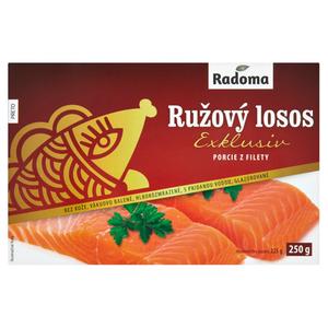 Ružový losos exklusiv porcie z filety 250 g