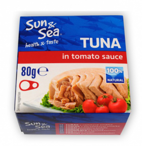 Tuniak Sun&amp;Sea v paradajkovej omáčke 80 g