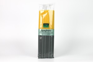 Špagety semolinové bezvaječné COOP 400 g