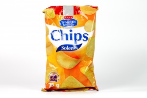Chipsy solené COOP 75 g