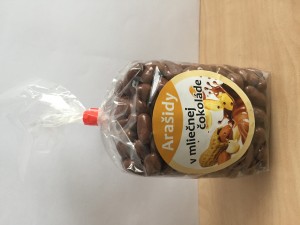 Arašidy v mliečnej čokoláde 250 g