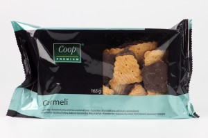 Carmeli sušienky s karamelovou príchuťou polomáčané COOP 165 g