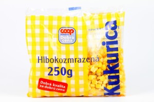 Kukurica hlbokozmrazená COOP 250 g