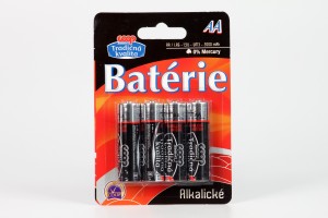 Batérie alkalické AA/LR6 COOP 4 ks