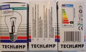 Žiarovka Techlamp 100W E27 špeciálna