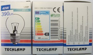 Žiarovka Techlamp 40W E27 390lm