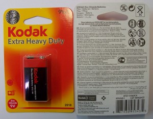 Batéria Kodak Heavy Duty 9V K9VHZ